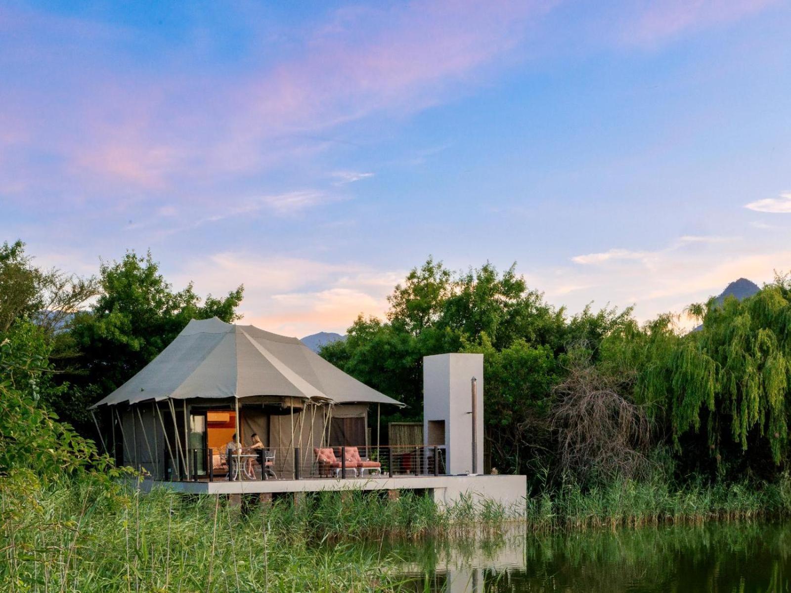 Ferienwohnung Dawn Mountains Farm Simondium Exterior foto